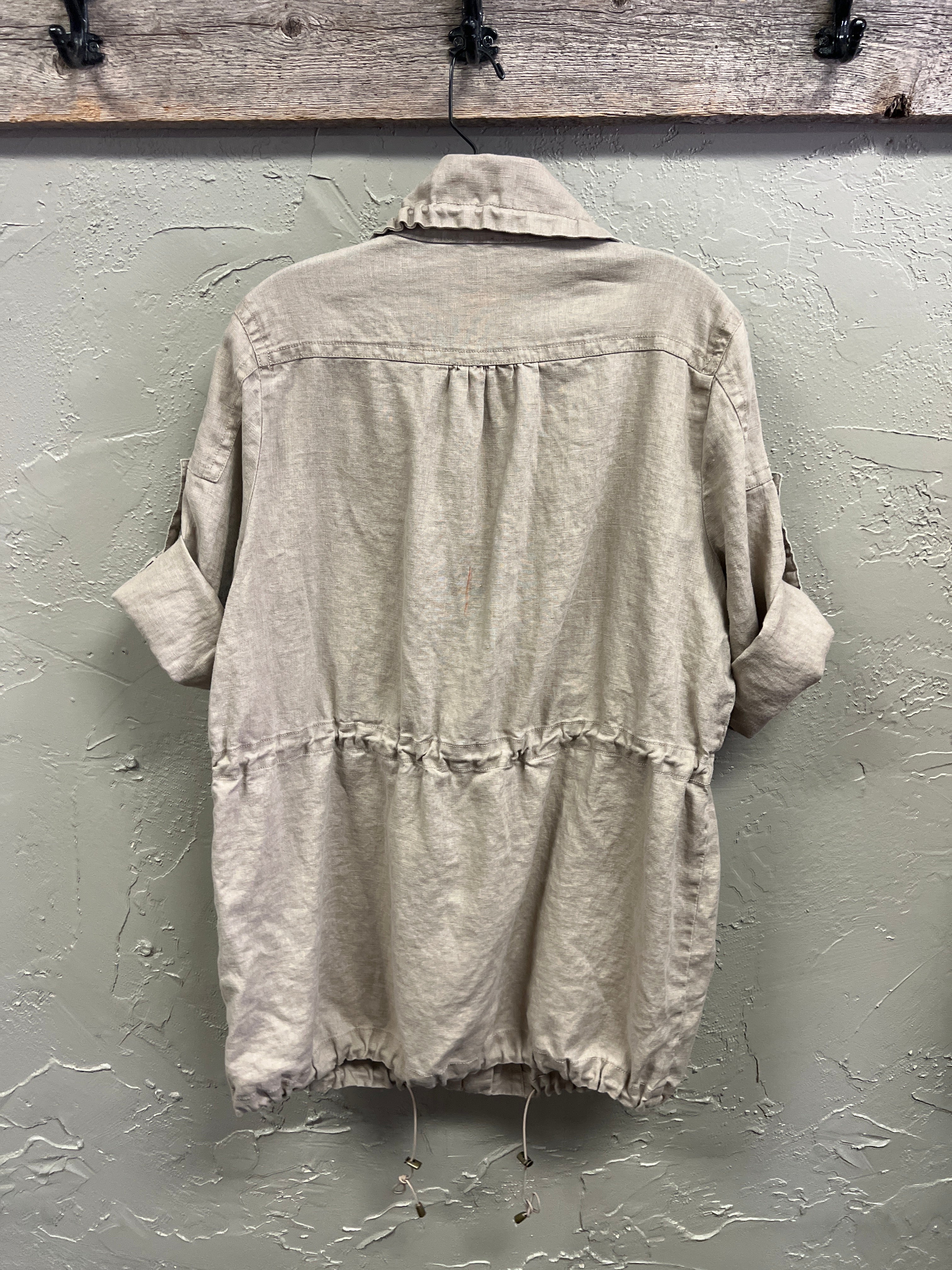 VICTOR LINEN UTILITY JACKET