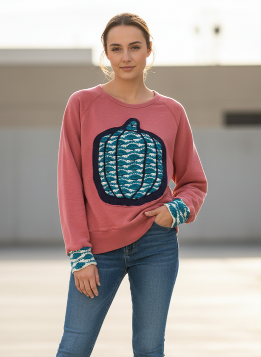REBETTY AFGHAN PUMPKIN SWEATSHIRT
