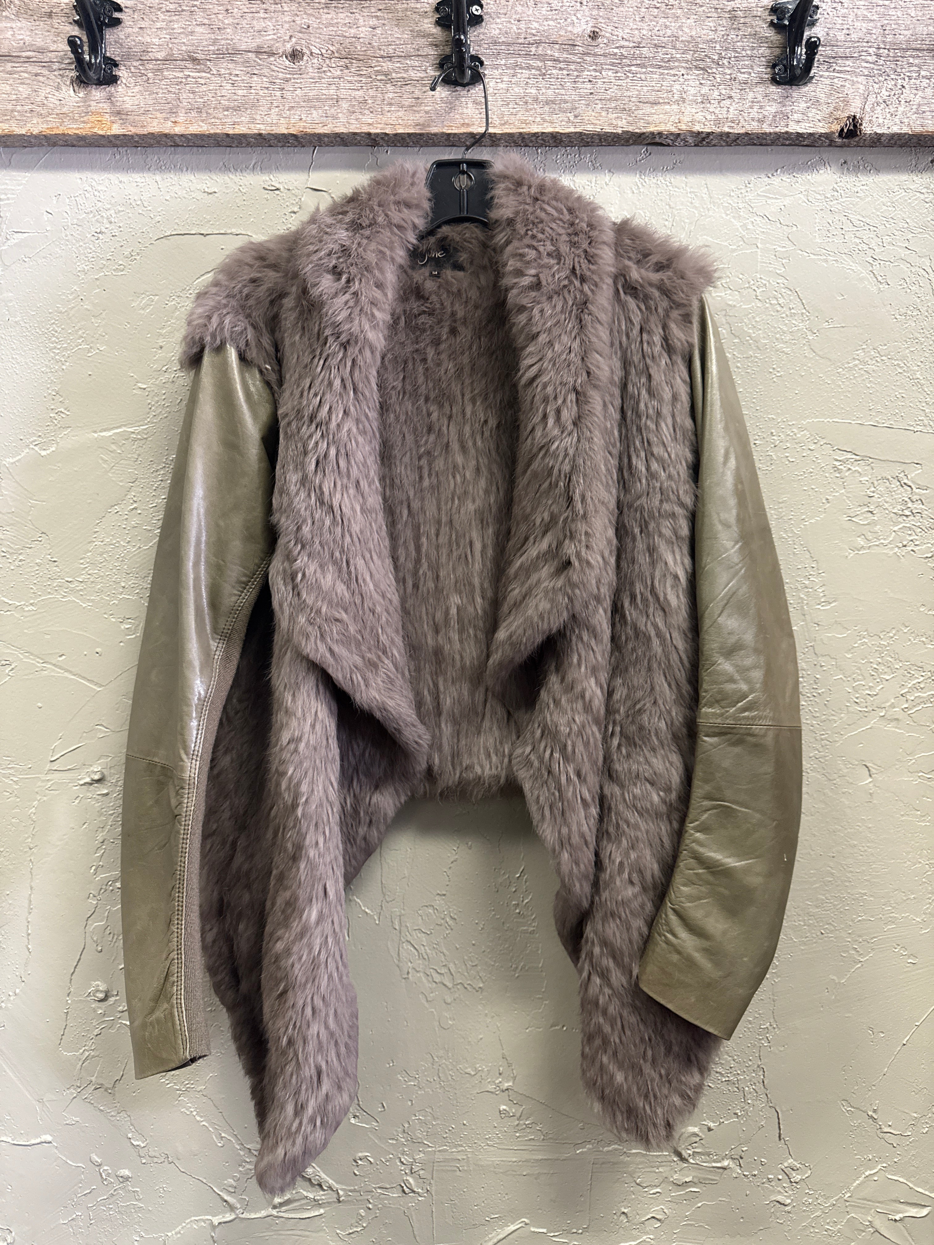 June Rabbit Fur jacket (org$495)