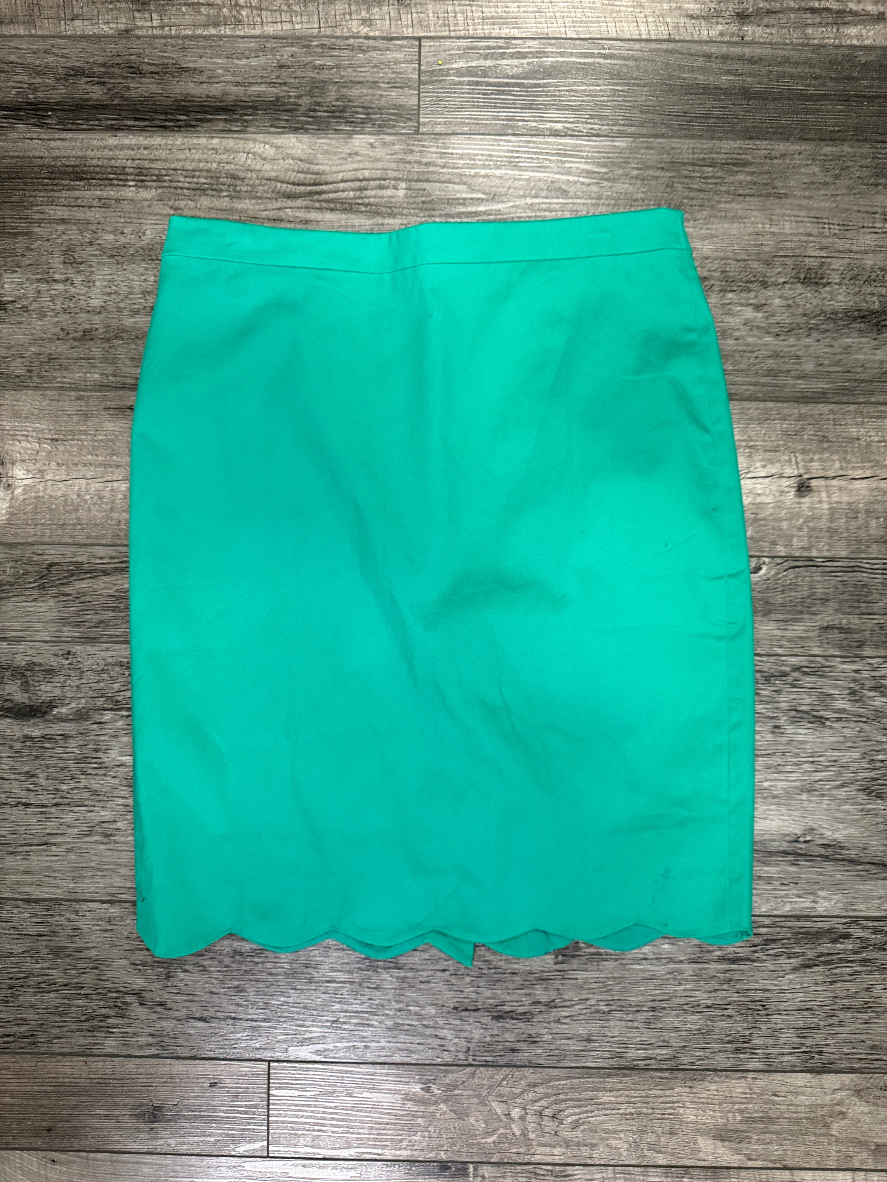 J Crew Scalloped Hem Skirt