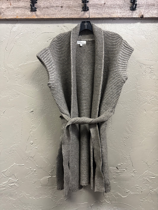 PINCH BELTED CARDIGAN (org$94)