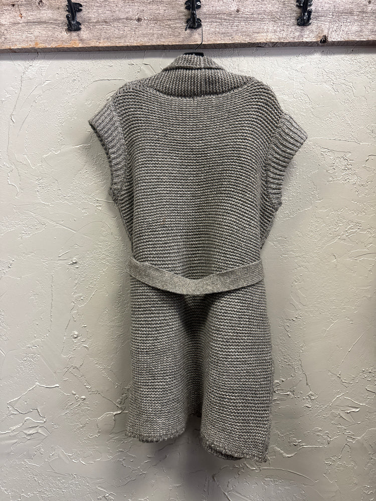 PINCH BELTED CARDIGAN (org$94)