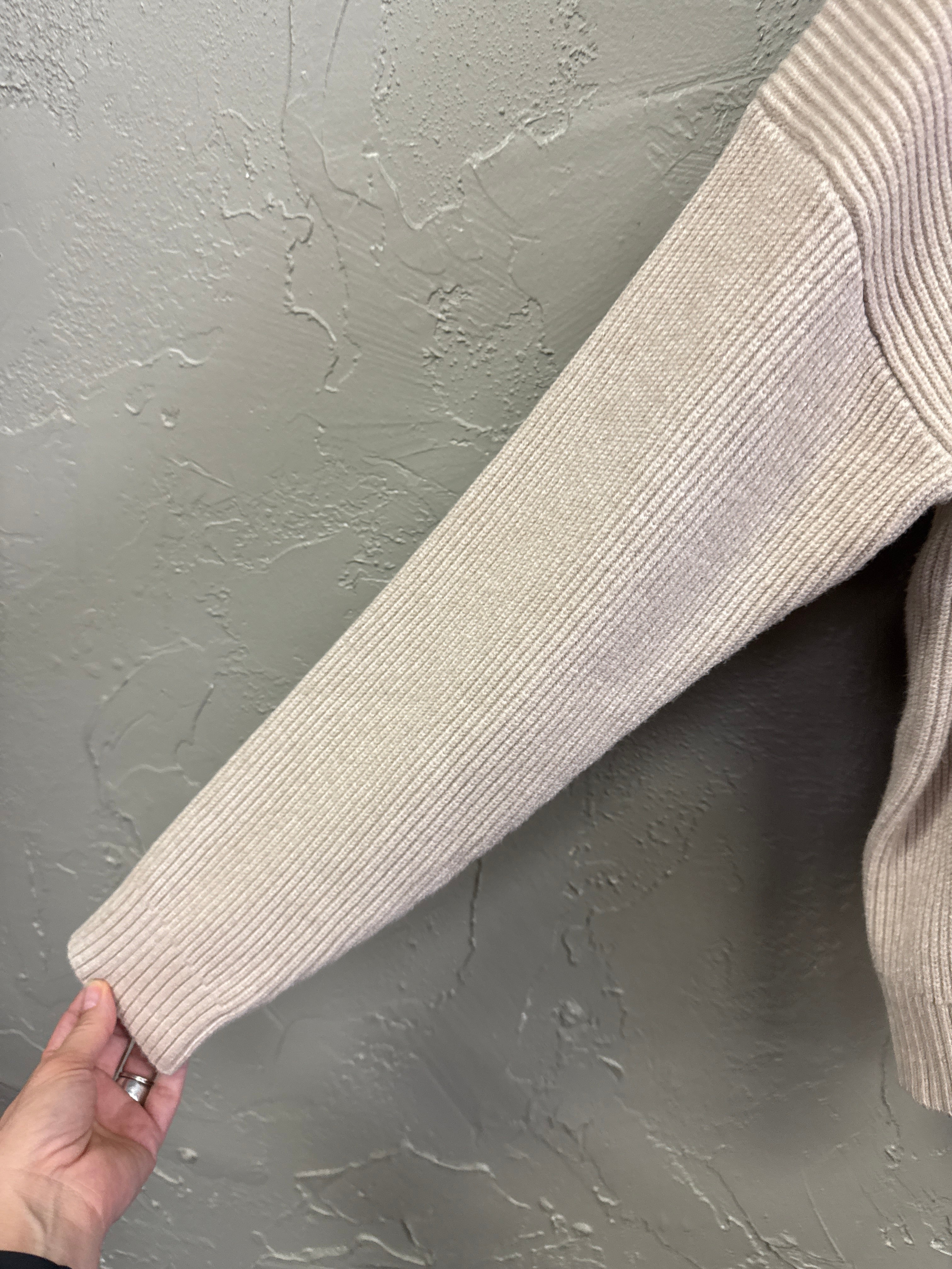 BECOOL QUARTER ZIP SWEATER