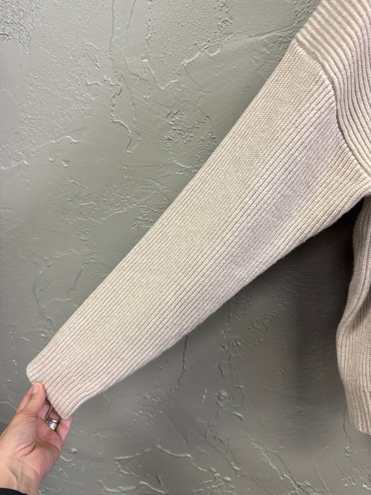 BECOOL QUARTER ZIP SWEATER