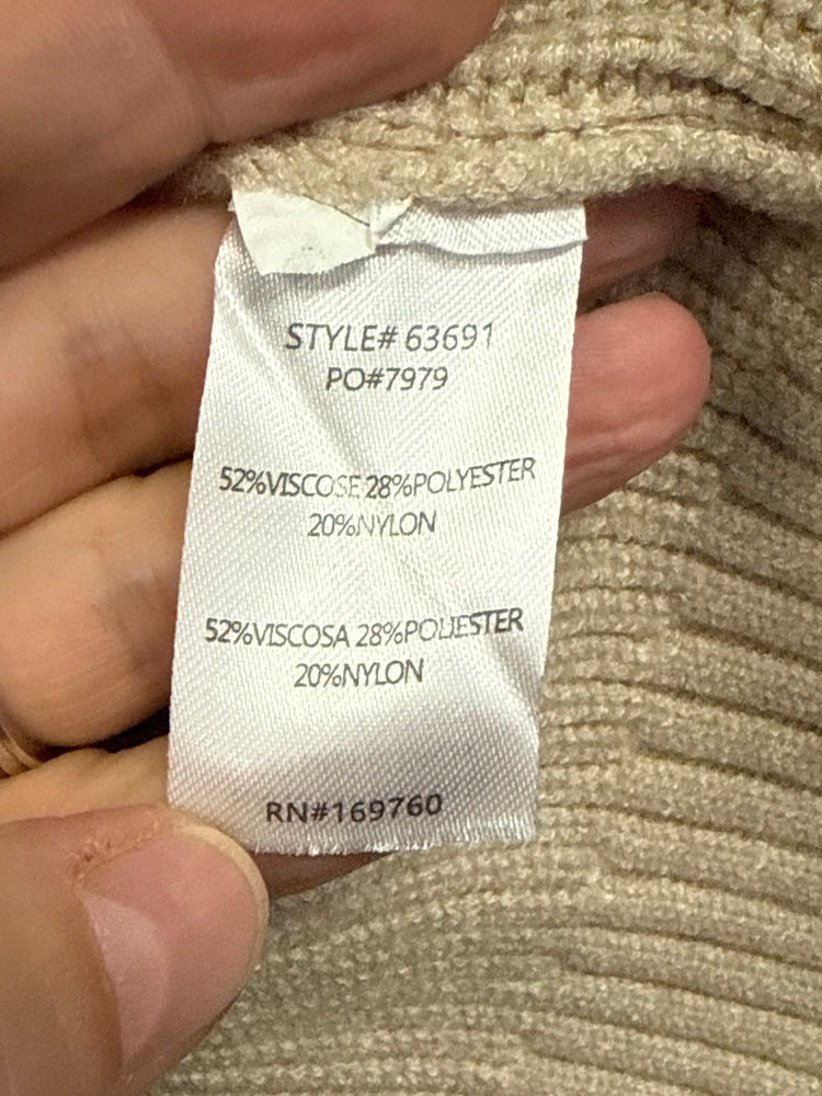 BECOOL QUARTER ZIP SWEATER