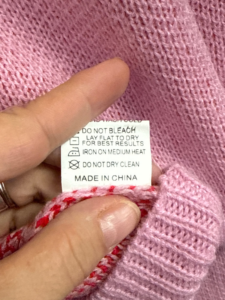 OVERSIZED HEART FRONT SWEATER