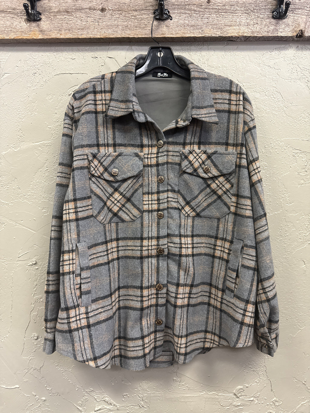 MISS ME FLANNEL SHACKET