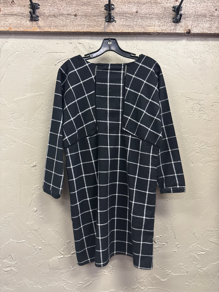 NWT CHRISTY&CO FLANNEL DRESS (org$110)