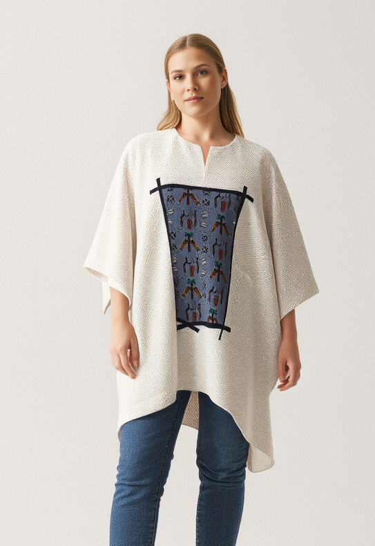 Free Size Handmade Poncho