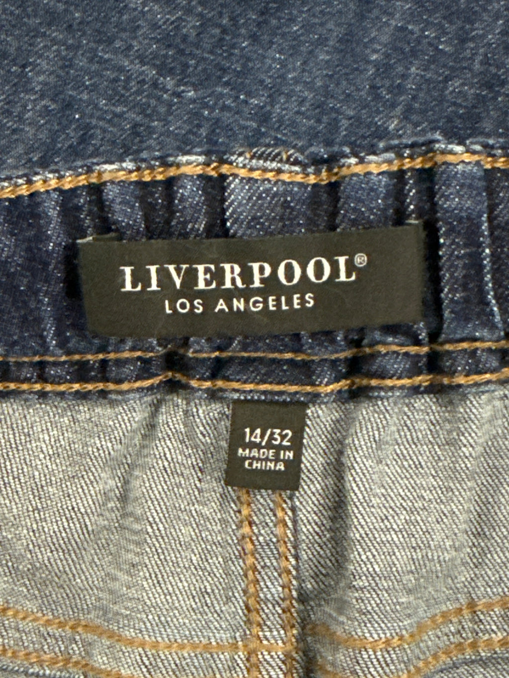 LIVERPOOL TIE CROP JEAN (org$88)