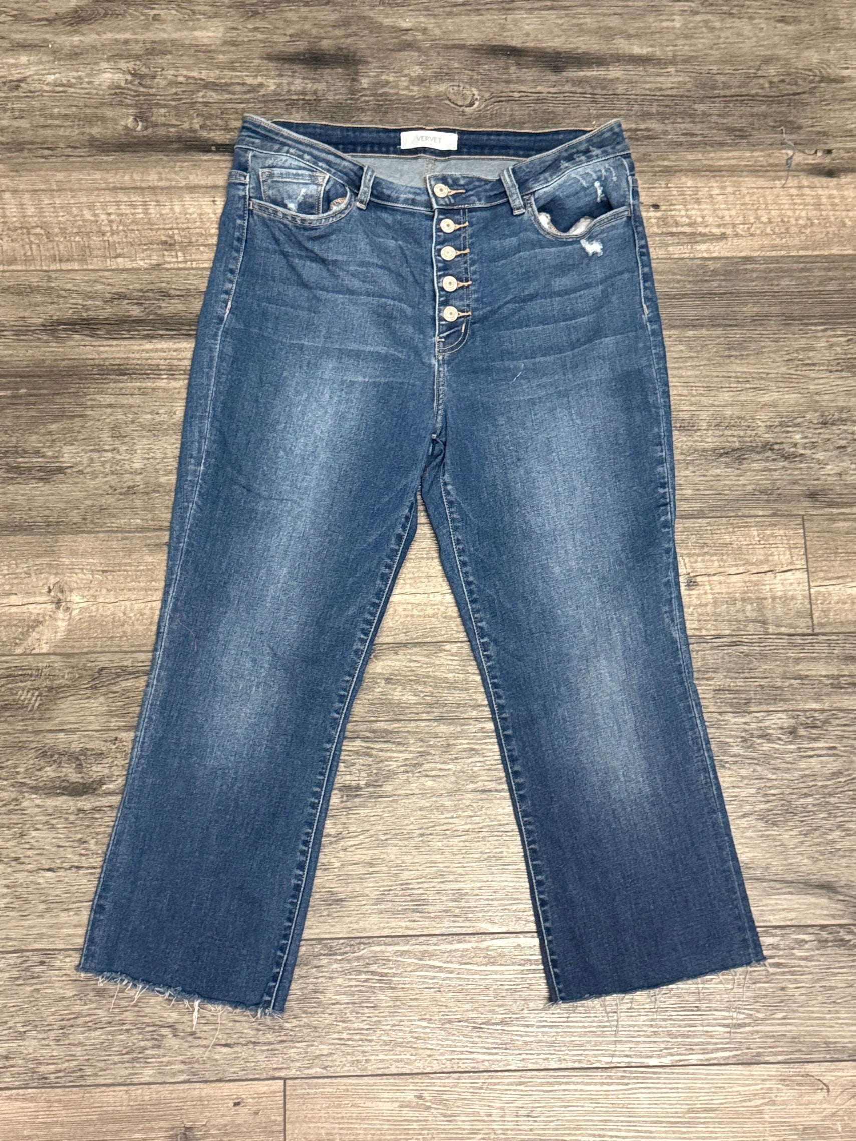 VERVET BUTTON UP MOM JEAN (org$85)