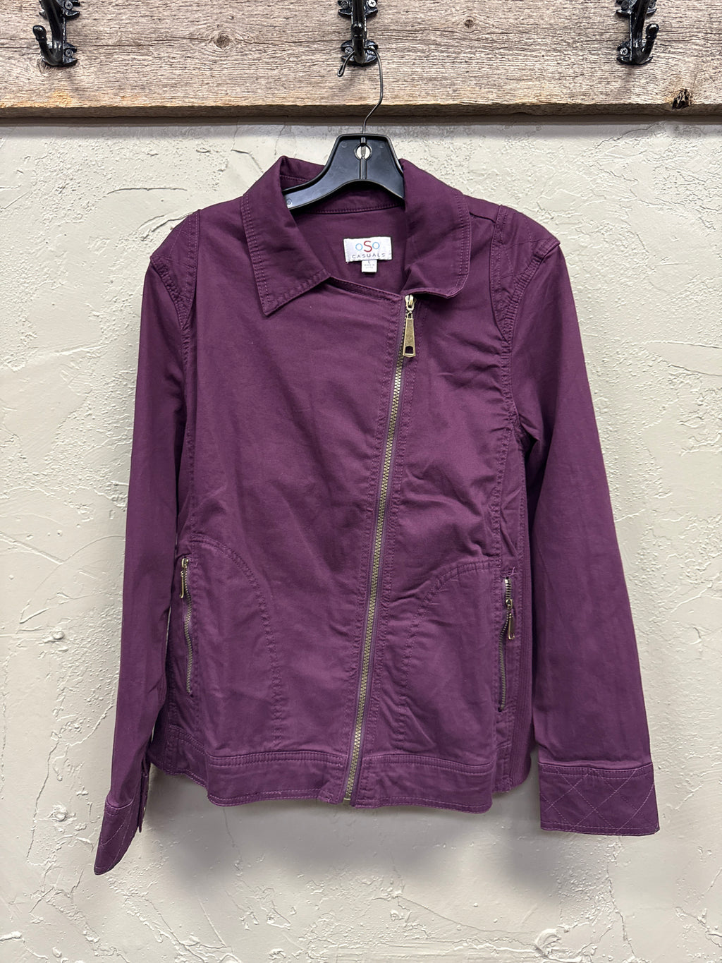 OSO CASUALS COTTON MOTO JACKETS