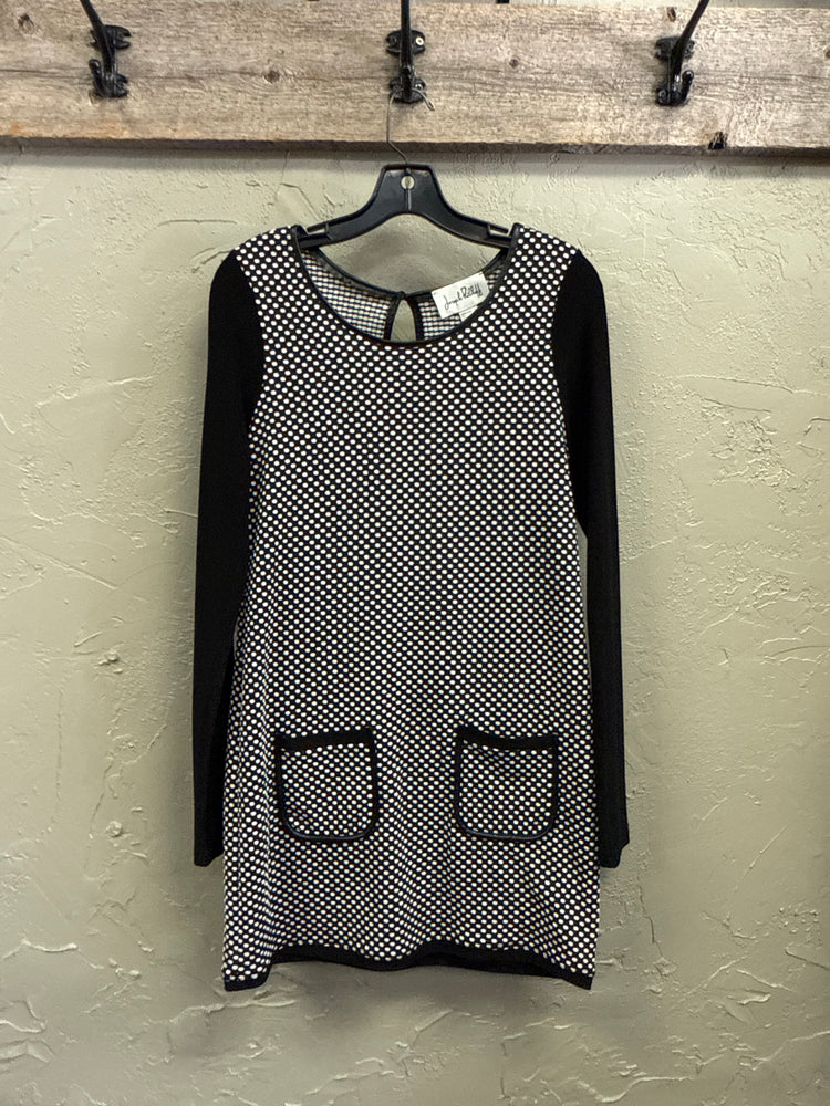 JOSEPH RIBKOFF POLKADOT MINI DRESS