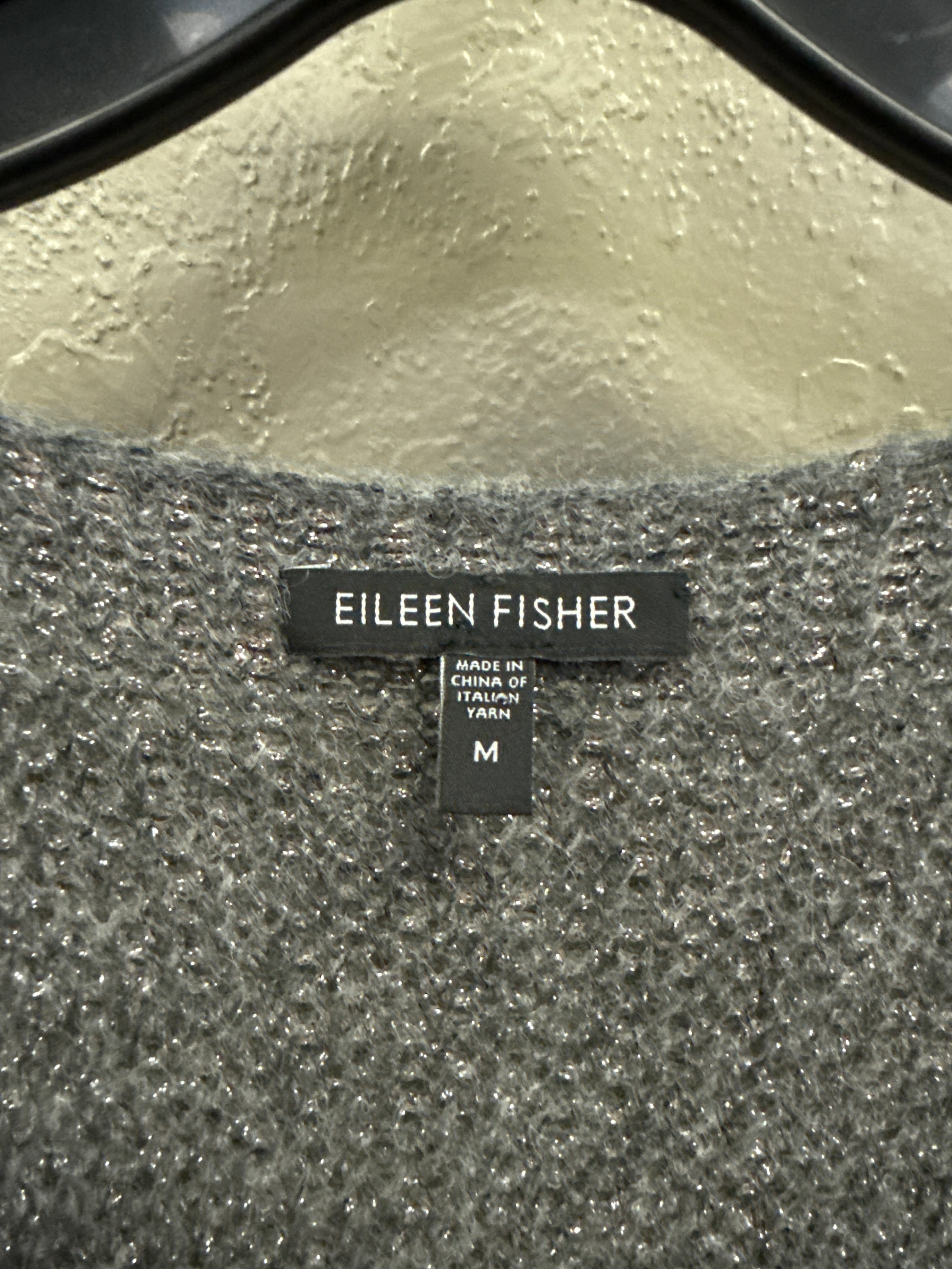EILEEN FISHER METALLIC SWEATER (org$258)