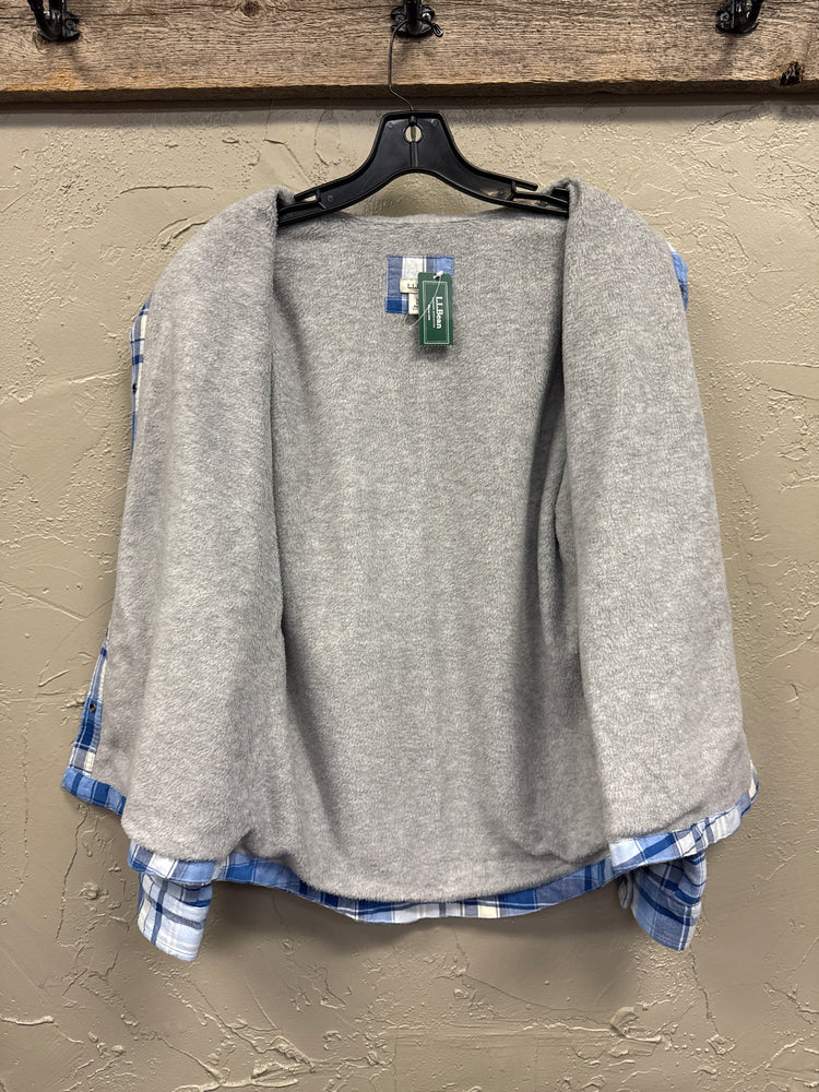 NWT LL BEAN FLEECE LINED SHACKET (org$89)