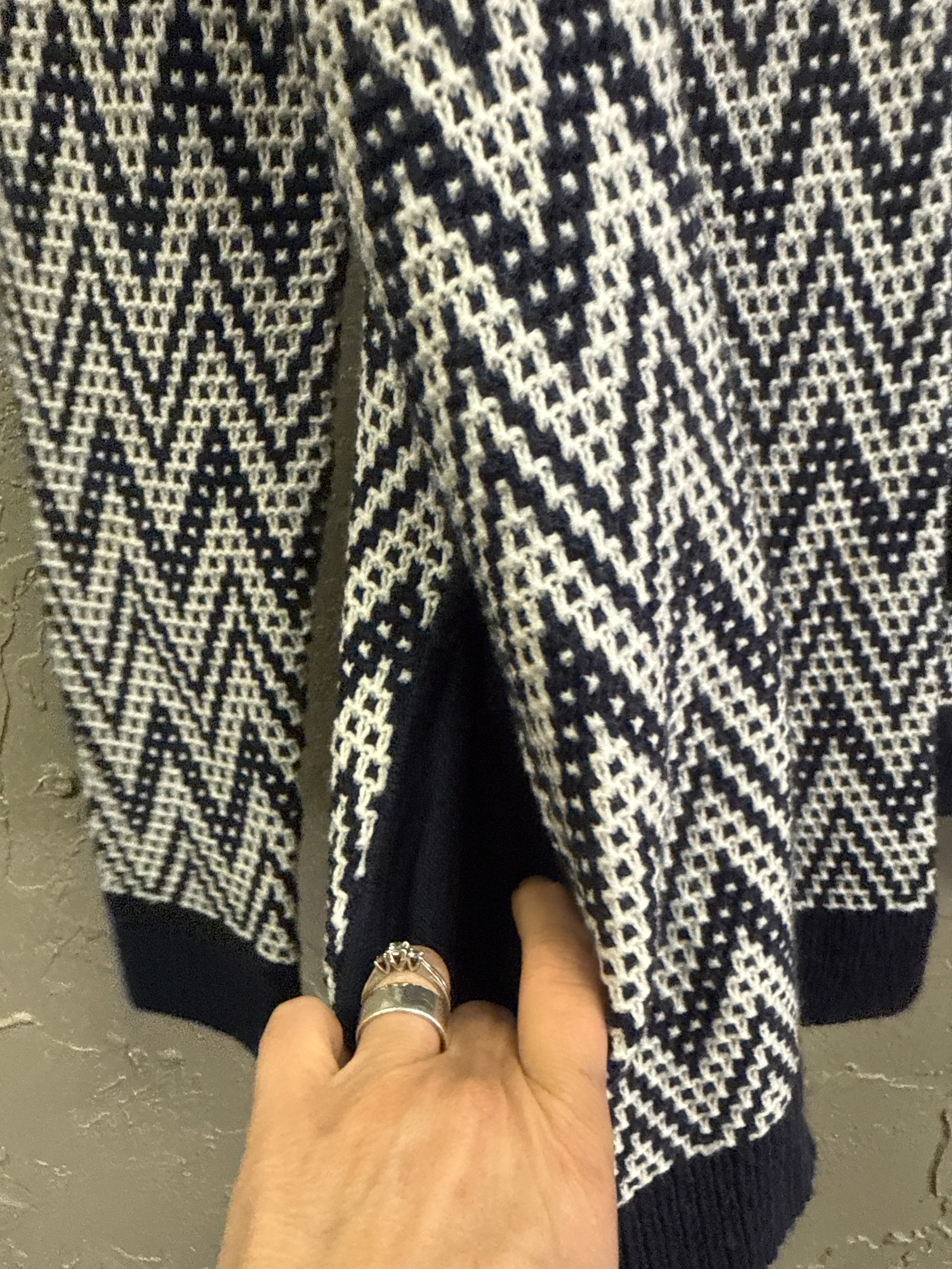 Olive & Oak Chevron Knit Cardi