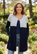 Ann Taylor Colorblock Coatigan (org$158)