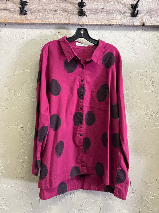MINIBEE POLKADOT COTTON SHIRT