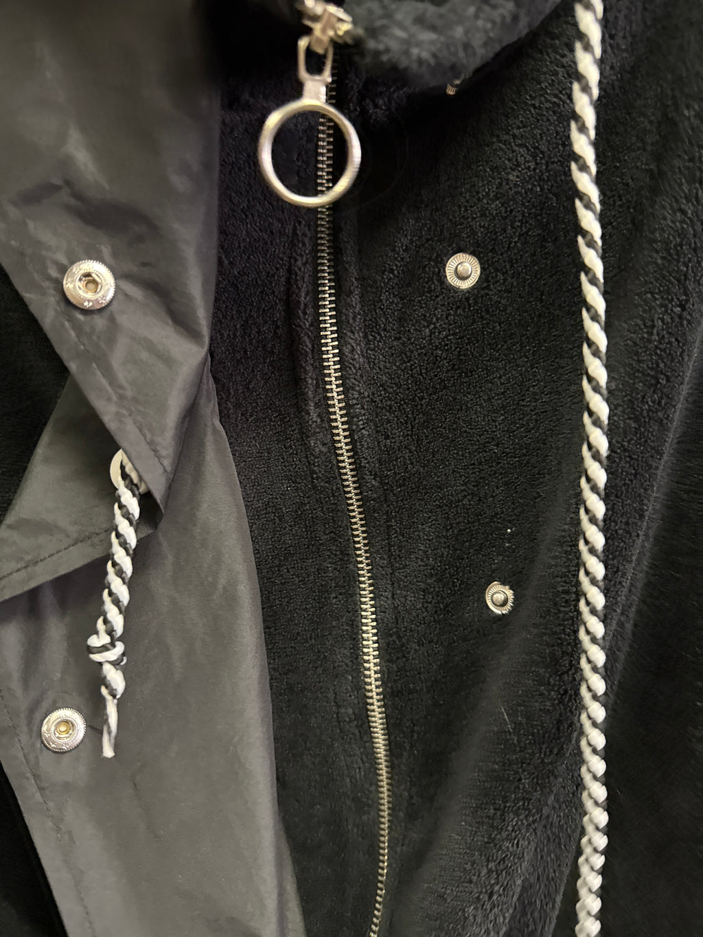 NWT LOVE + JOY CROP FLEECE JACKET