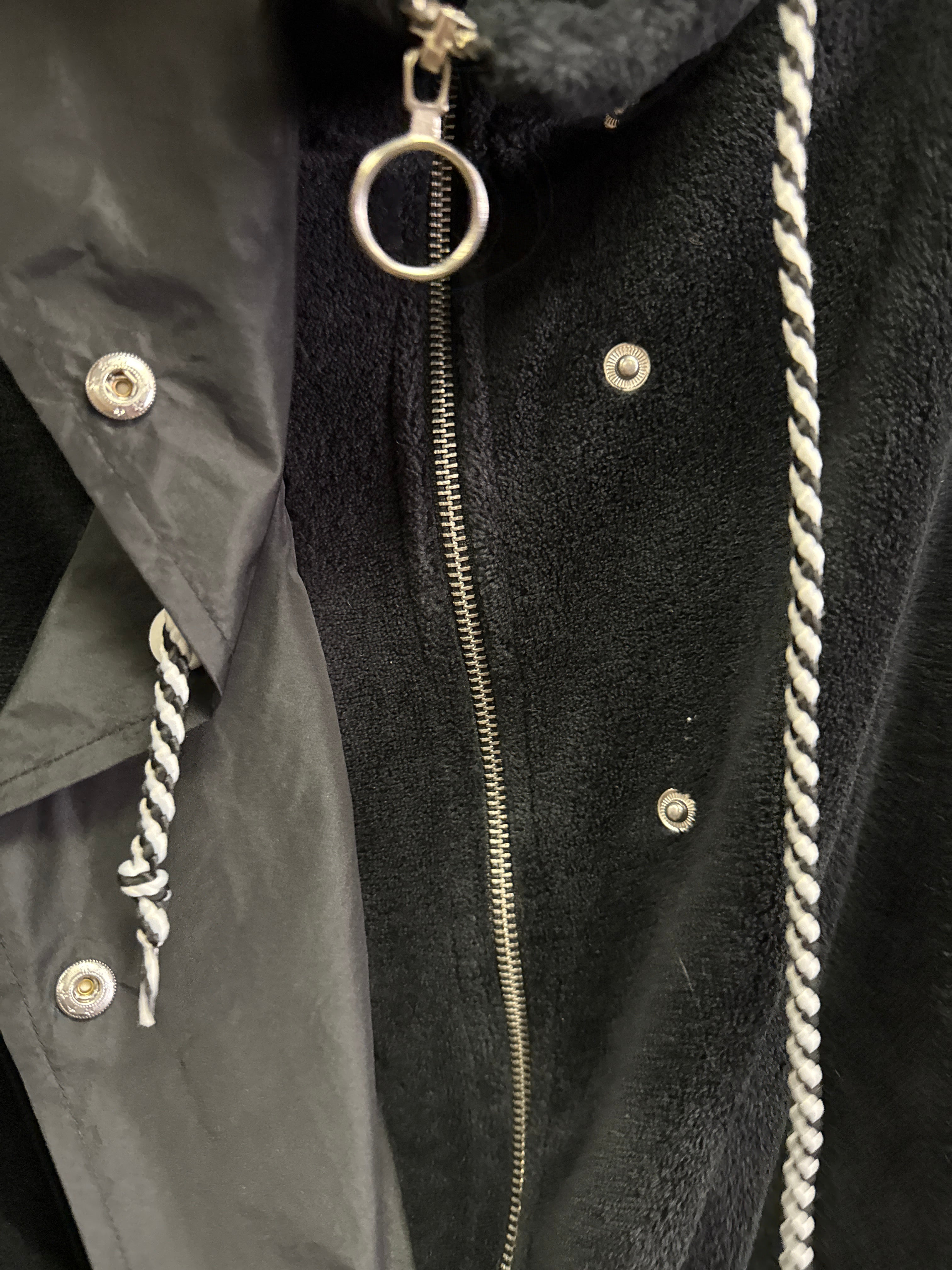 NWT LOVE + JOY CROP FLEECE JACKET