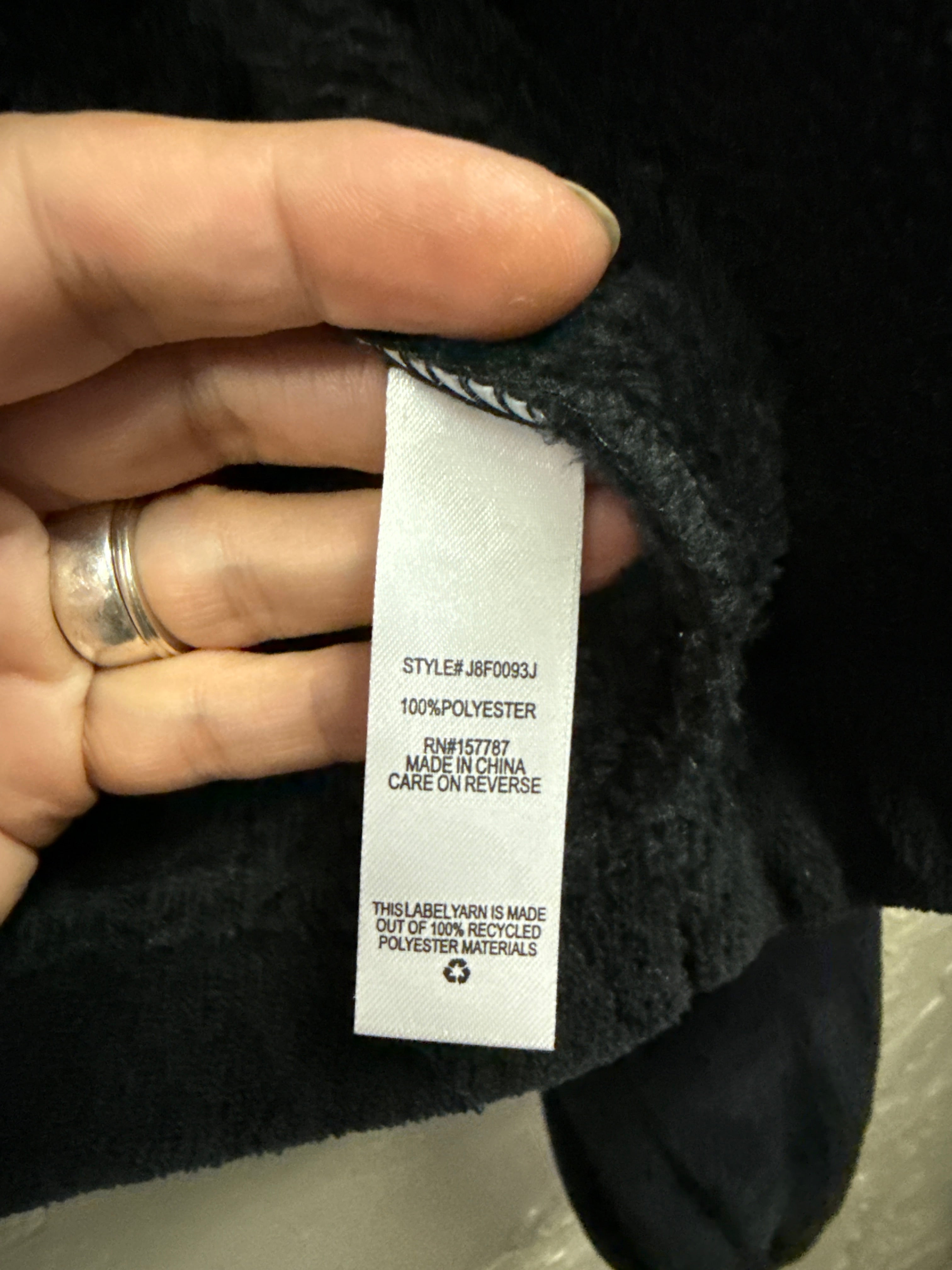 NWT LOVE + JOY CROP FLEECE JACKET