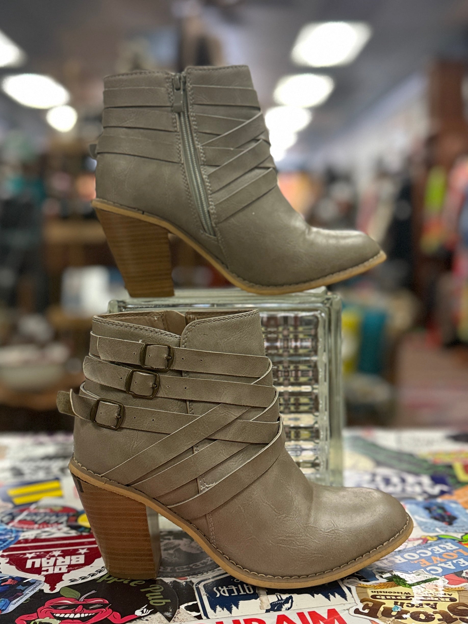 JG FAUX LEATHER BOOTIE