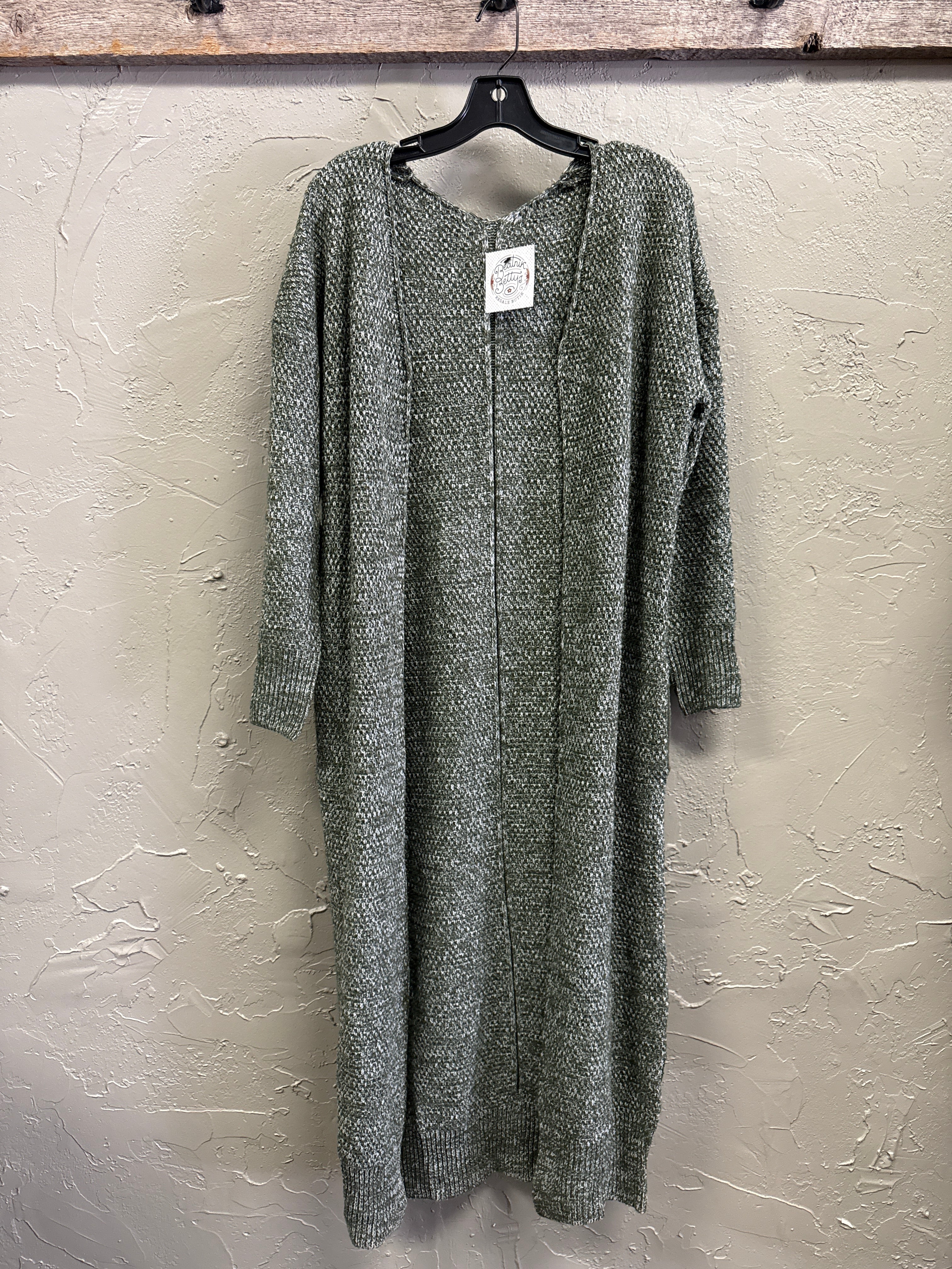 LONG OPEN CARDIGAN