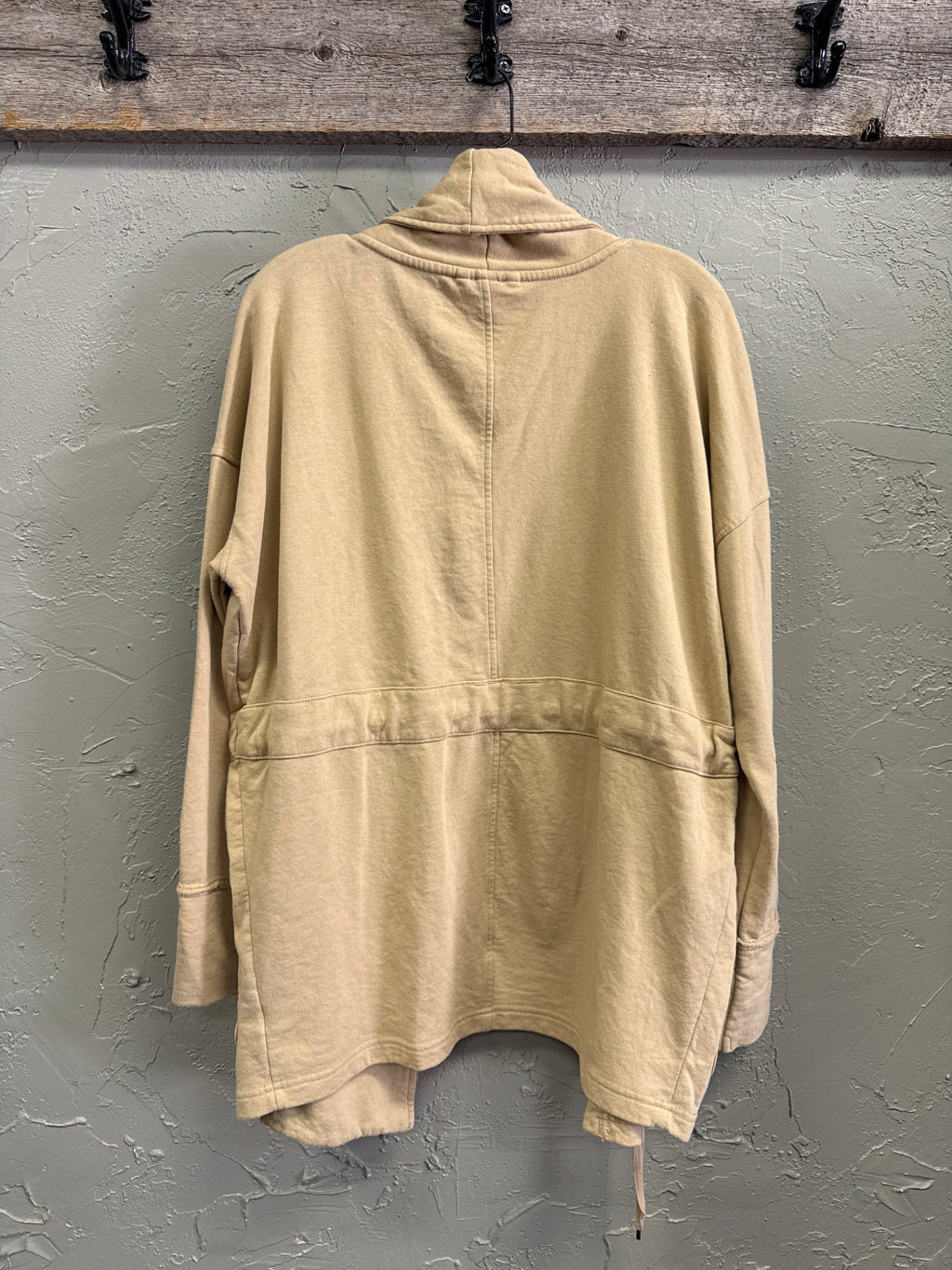 TERRY TIE FRONT JACKET