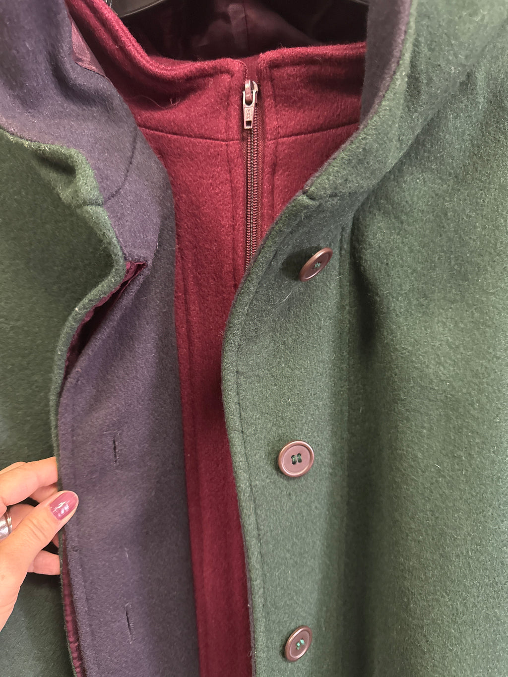 VTG HUNTERS RUN WOOL COAT