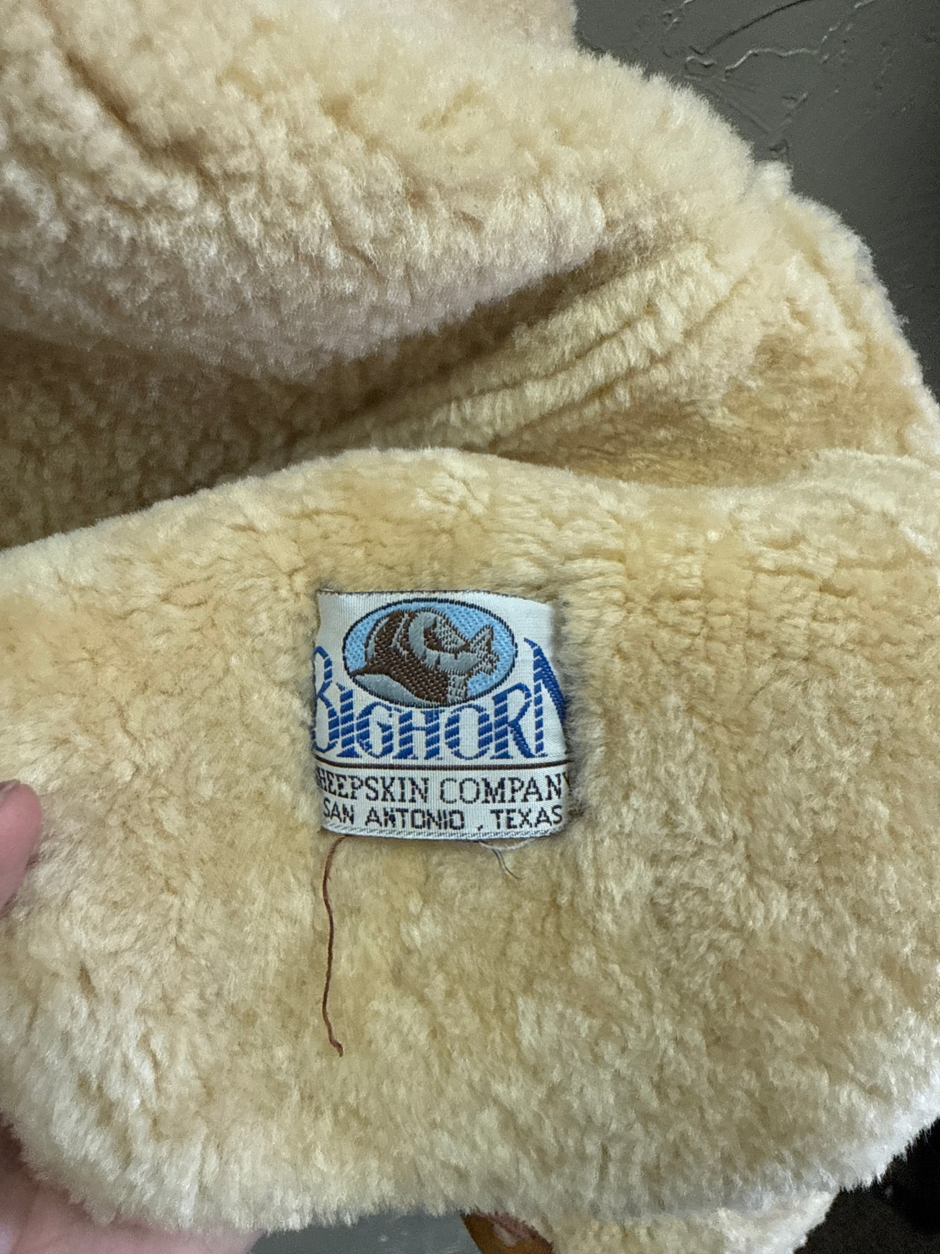 VTG BIGHORN SHEEPSKIN COAT