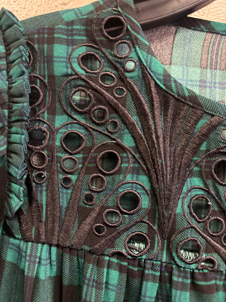 NWT DRAPER JAMES PLAID DRESS (org$135)