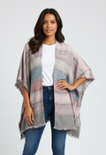 Cajan Textured Weave Poncho