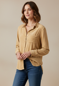 VELVET HEART BUTTON UP TUNIC