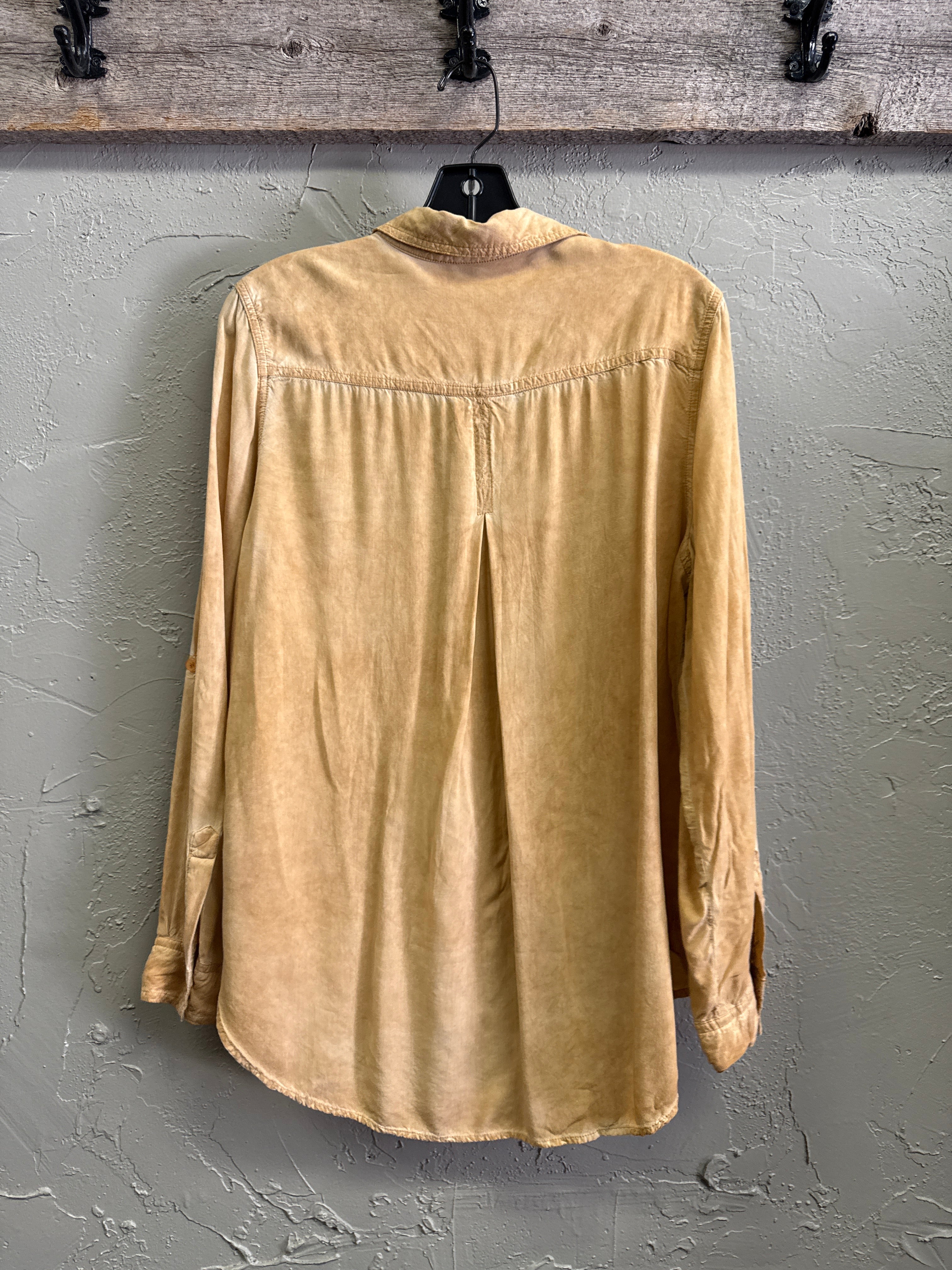 VELVET HEART BUTTON UP TUNIC