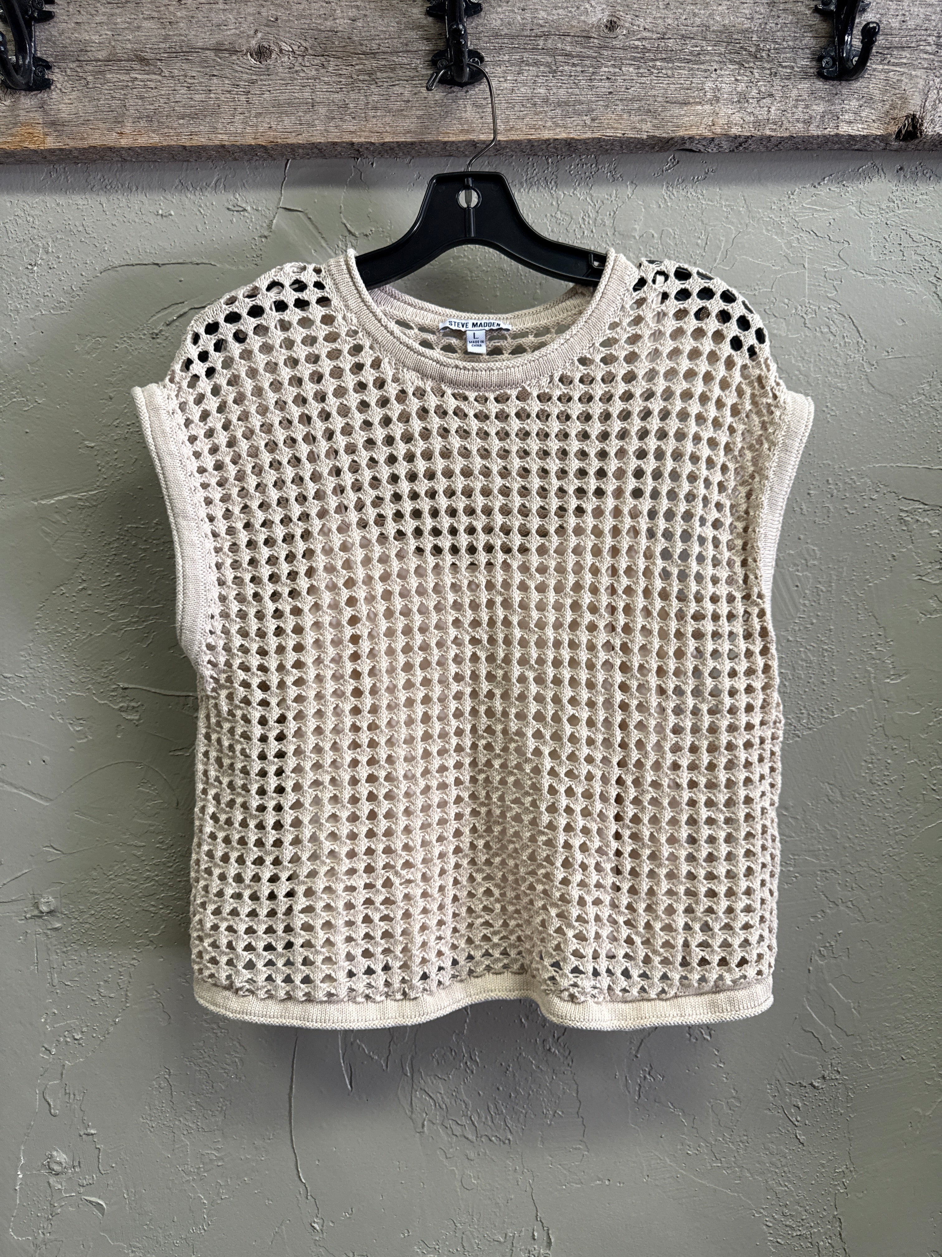 Steve Madden Crocheted Top