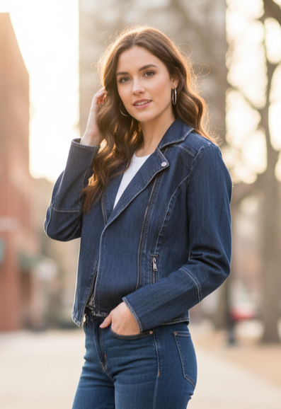 NWOT KATE & MALLORY DENIM JACKET