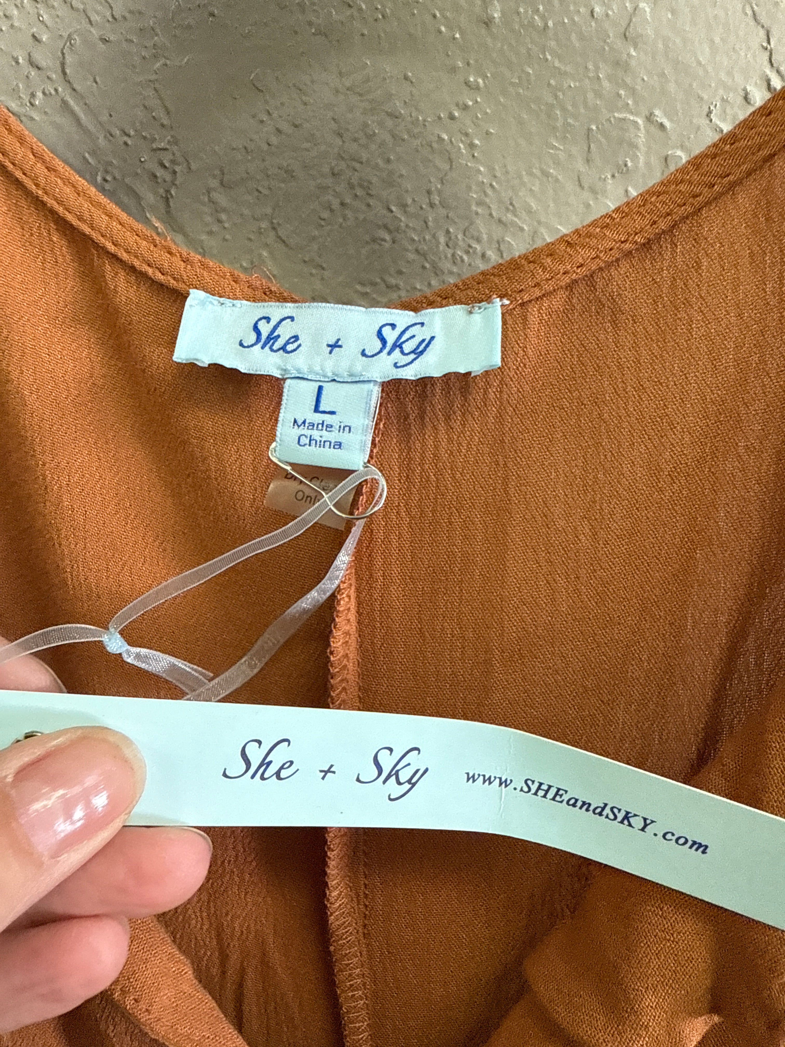 NWT She+Sky Tunic (org$58)
