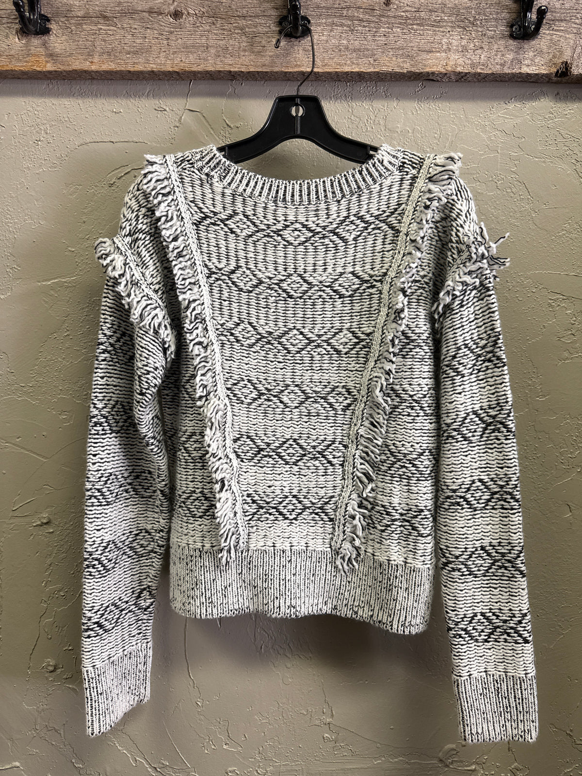 GAP Fringe Jacquard Pullover