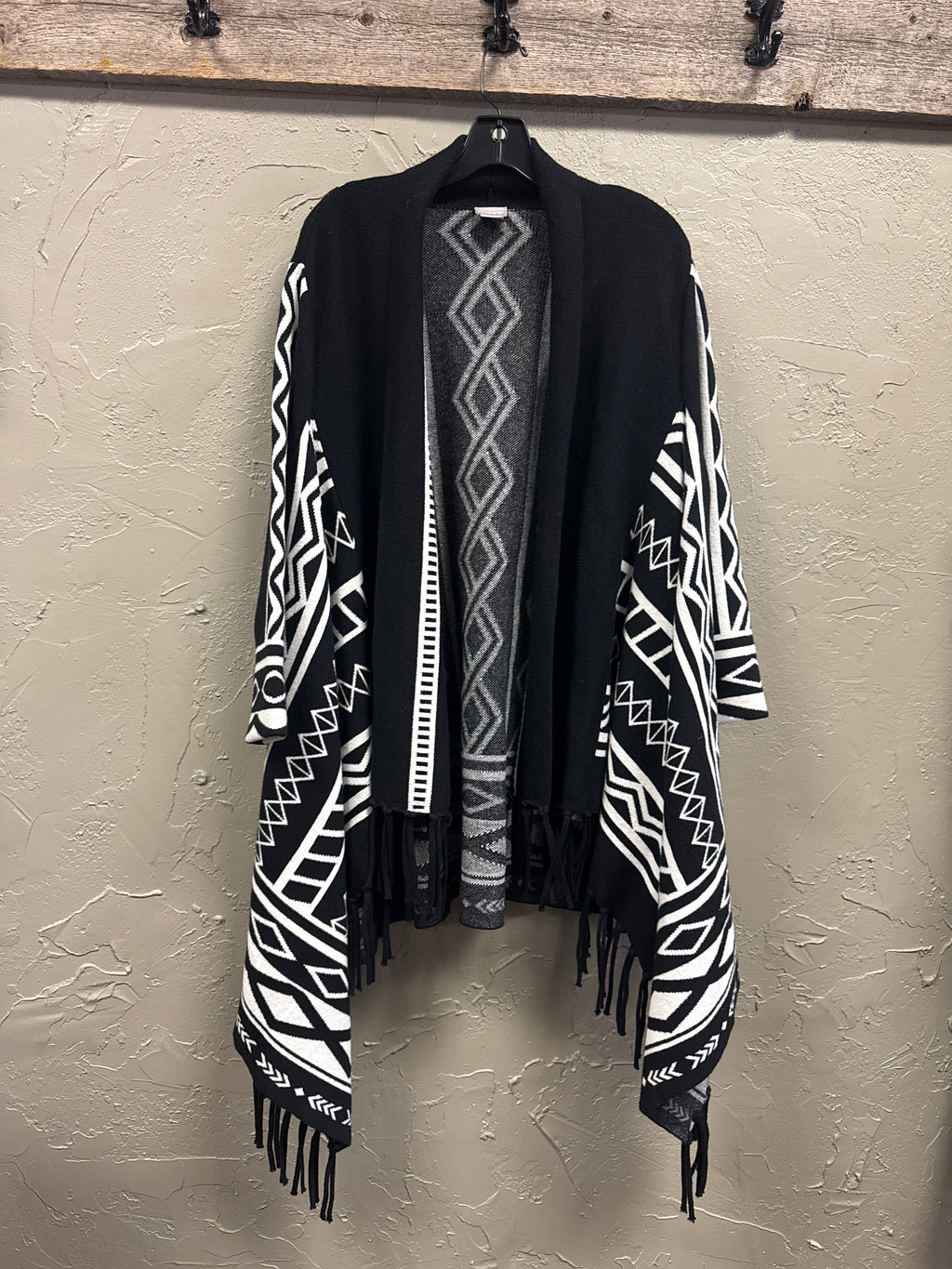 NWT Chicos Fringe Open-Front Cardigan (org$149)