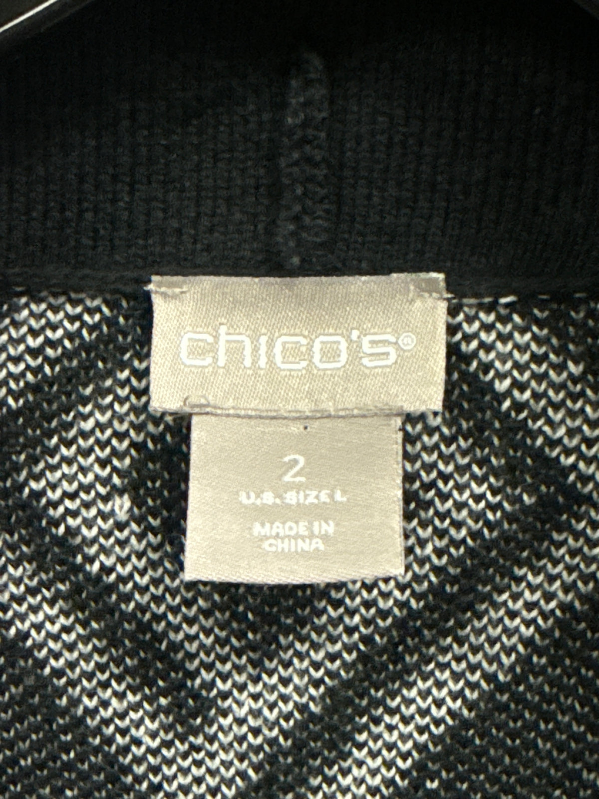 NWT Chicos Fringe Open-Front Cardigan (org$149)