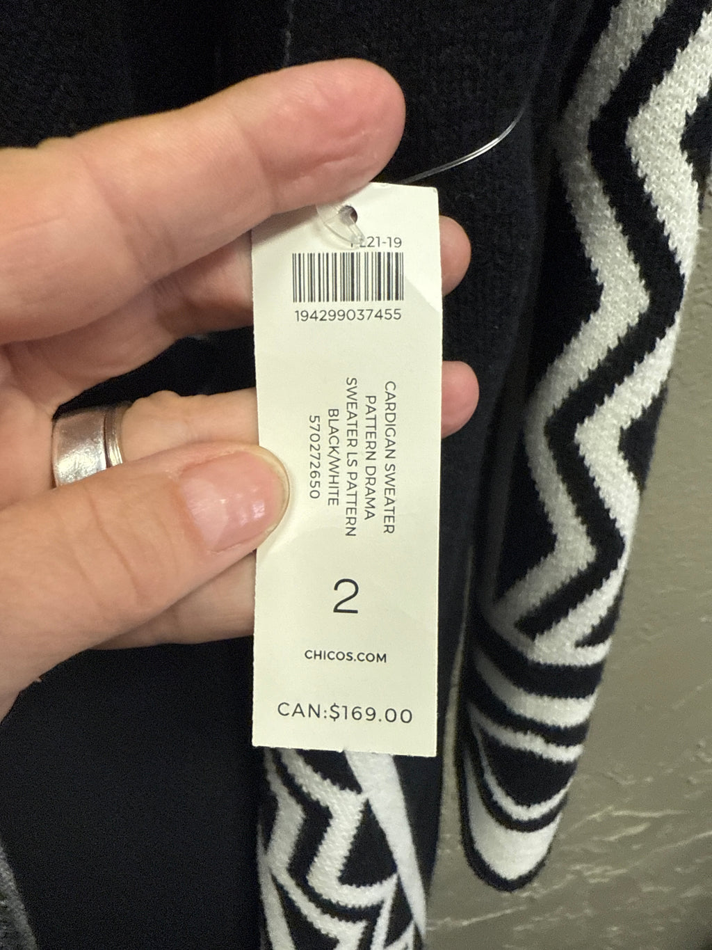 NWT Chicos Fringe Open-Front Cardigan (org$149)