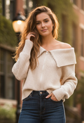 AERIE FULL ZIP CROP SWEATER