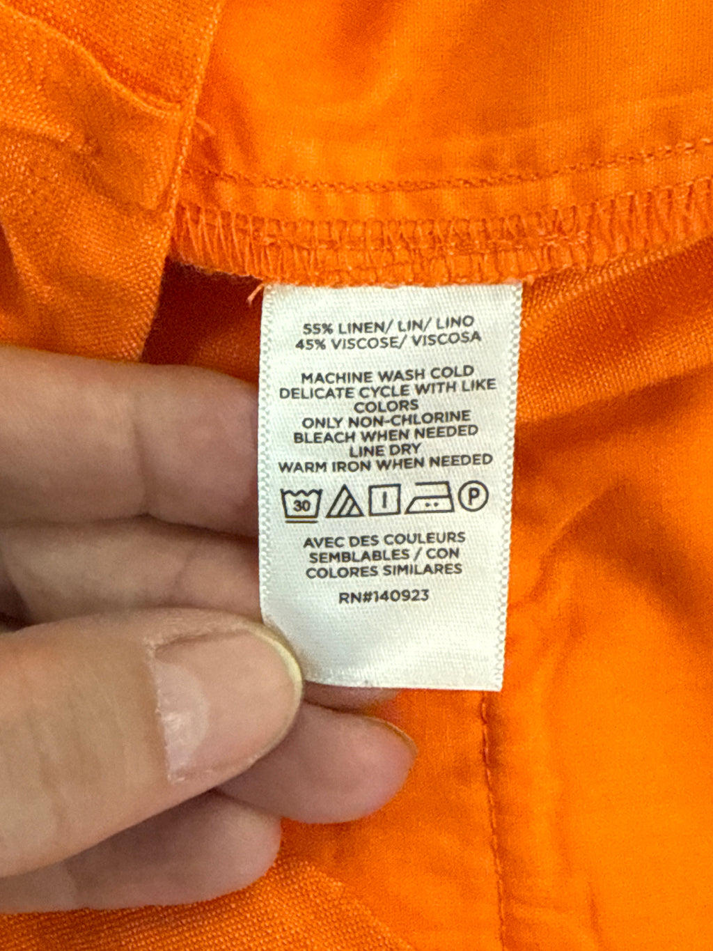 Loft Linen Blend Trouser (org$90)
