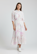 ZSUPPLY WATERCOLOR TIERED DRESS