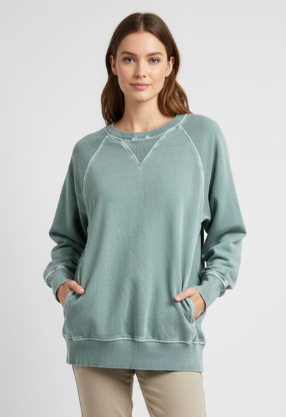 ZENANA CREWNECK SWEATSHIRT