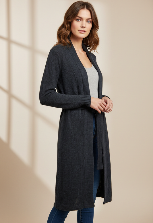 NWT MOON LONG OPEN CARDIGAN