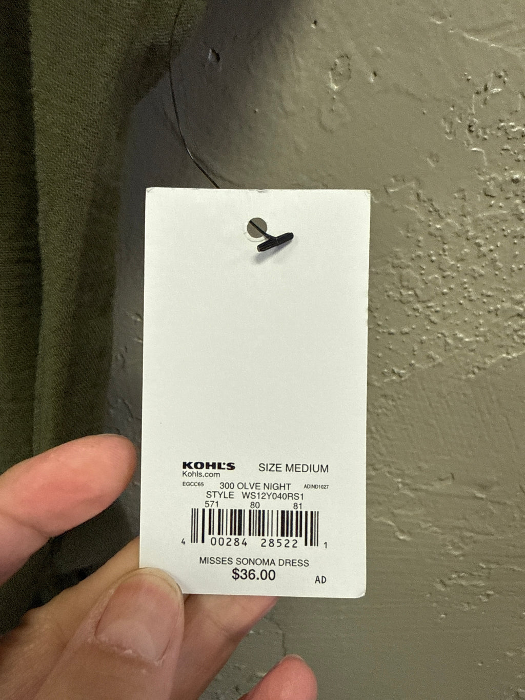 NWT SONOMA COTTON GAUZE DRESS (org$36)