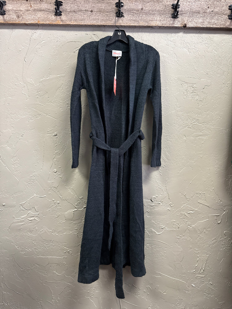 NWT MOON LONG OPEN CARDIGAN
