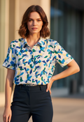 RACHEL ZOE FLORAL SHIRT