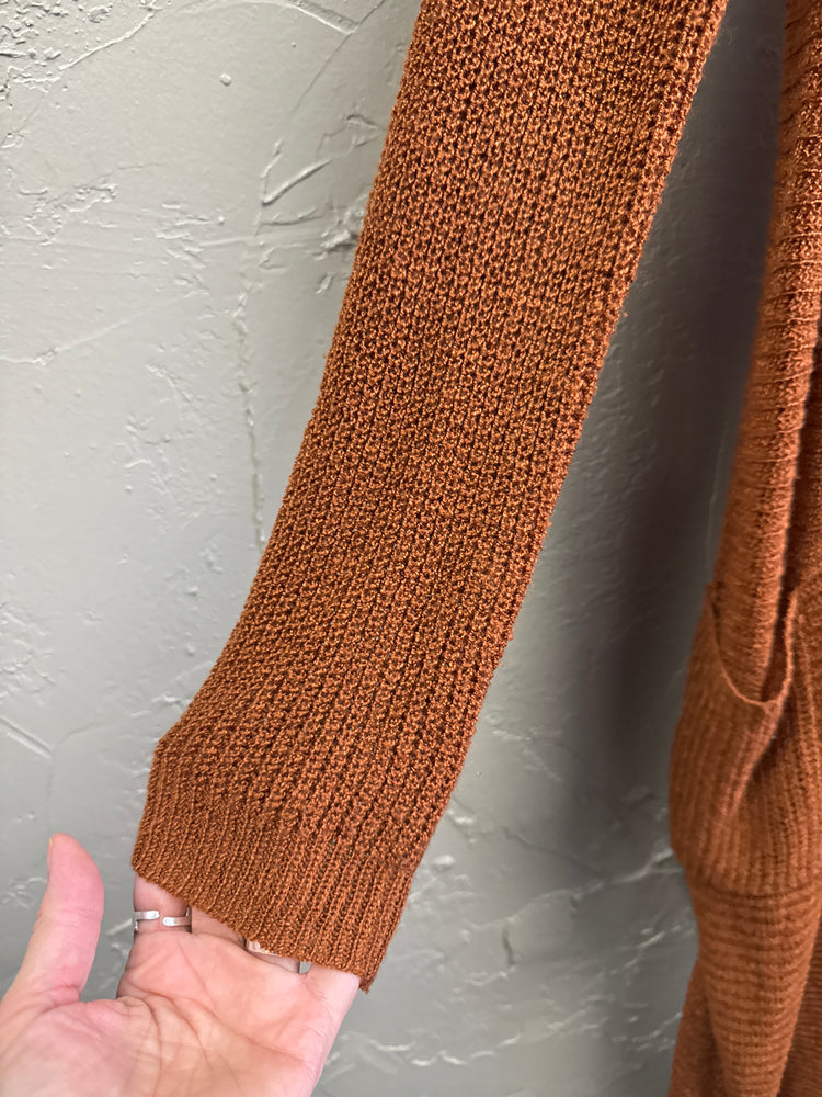 PINK ROSE HOODED CARDIGAN